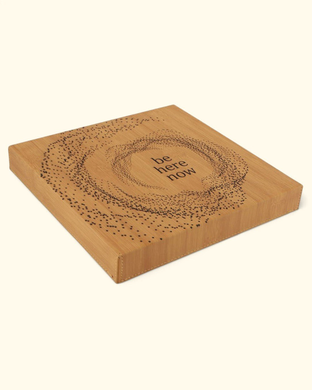 Artistic Dot Pattern Be Here Now Mindful Wall Hanging
