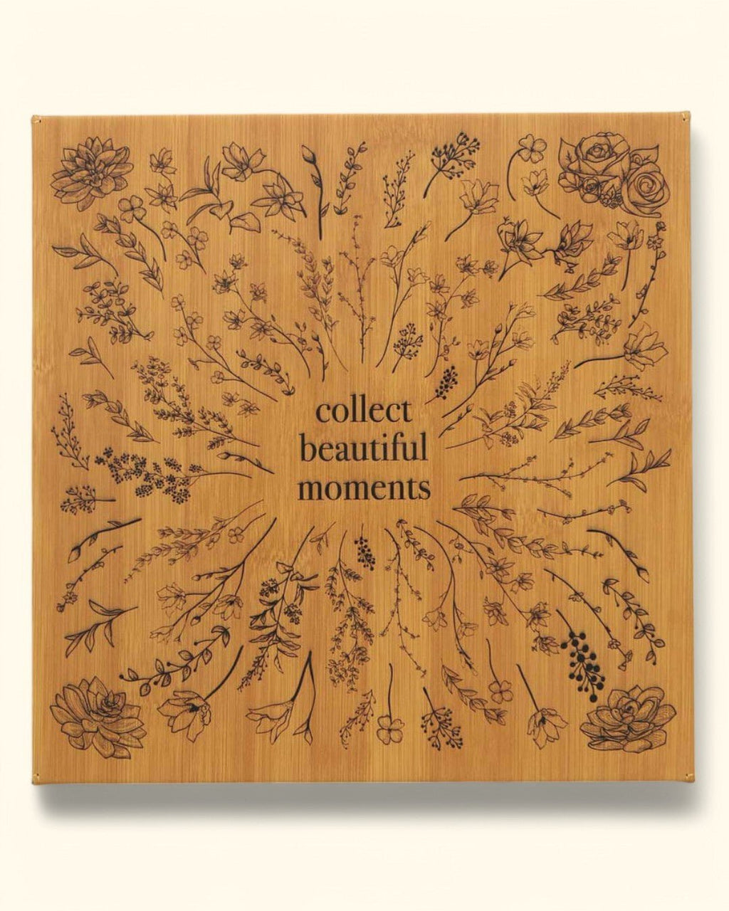 Collect Beautiful Moments Artistic Floral Wall Hanging