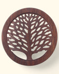 Fair Trade Tree of Life Rosewood Trivet or Wall Hanging