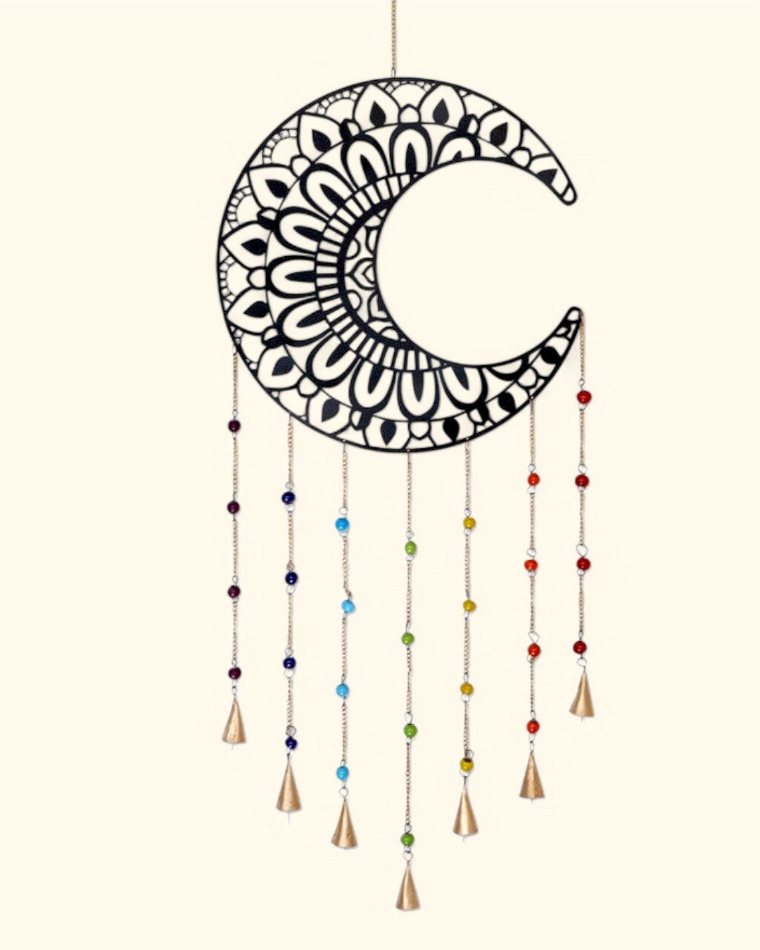 Fairtrade Moon Mandala Chakra Wall Hanging