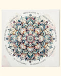 Harmony And Wisdom Mandala Inspirational Canvas Print