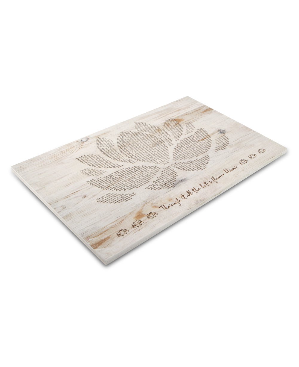 Imperfectly Perfect Through It All The Lotus Flower Blooms Wall Panel